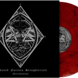 Darkened Nocturn Slaughtercult - Necrovision (LP/Gatefold/Red-Black Marbled)